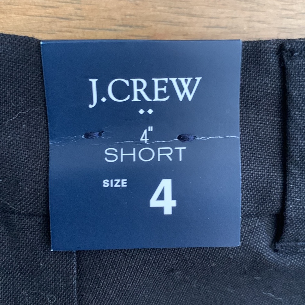 J.Crew Scallop Black Shorts - Picture 3 of 3